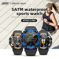 LOKMAT ATTACK 2 PRO Smart Watch 1.39 inch Smartwatch Fitness Running Watch Bluetooth Pedometer Call Reminder Activity Tracker Compatible with Android iOS Women Men Long Standby Hands-Free Calls miniinthebox - thumbnail