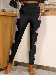 Women's Christmas Tree Print Casual Daily Holiday Leggings