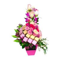 Feminine Elegance Flower Bouquet (Dubai Delivery)