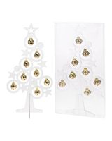 Homesmiths Christmas Tree with Bells 39cm Gold