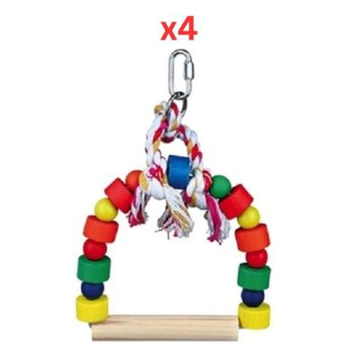 Trixie Wooden Arch Swing For Birds 19X13cm (Pack Of 4)
