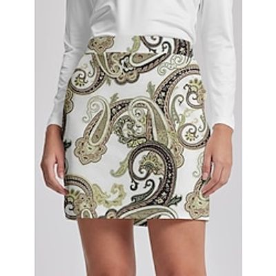 Women's Golf Skirts Gold Bottoms Ladies Golf Attire Clothes Outfits Wear Apparel Lightinthebox