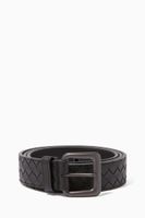 Intrecciato Calf Leather Belt - thumbnail