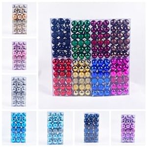 4cm 36 Pcs Christmas Balls Christmas Ornaments Christmas Tree Decorations Small Pendants Lightinthebox