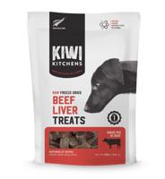 Kiwi Kitchens Raw Freeze Beef Liver Dog Treats 250G