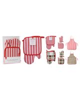 Homesmiths Christmas Kitchen Glove Potholder & Apron Assorted 1 Set Homesmiths Christmas Kitchen Glove Potholder & Apron Assorted 1 Set