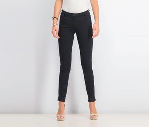 Womens Plain Skinny Pants  Black