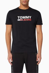 Corp Logo Cotton T-Shirt
