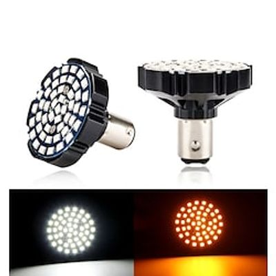 2pcs Motorcycle 1157 LED Turn Signal DRL Red LED Tail running lights Bulbs For Harley Davidson Touring Electra Glide Road King Motorcycles miniinthebox