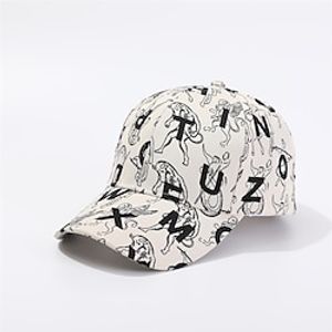 Hip Hop Letter Print Women Baseball Hats Trendy Streetwear Fashion Comfortable Outdoor Sport Caps Simple Sun Hat miniinthebox
