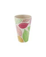 Cuisine Art Bamboo Fiber Water Cup 9 x 13 cm Leaves Design By Homesmiths