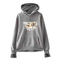 Inspired by Demon Slayer Uzui Tengen Hoodie Anime Cartoon Anime Front Pocket Graphic Hoodie For Men's Women's Unisex Adults' Hot Stamping 100% Polyester Casual Daily miniinthebox - thumbnail