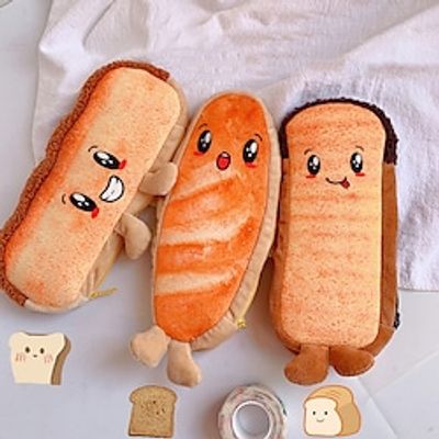 PencilCasePenPouchMarkerBag Cartoon Cute Creative Plastics Plush Fabric for School Student Kids miniinthebox