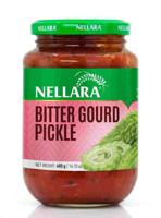 Nellara Bitter Gourd Pickle (Kaipakka) 400g Glass Jar