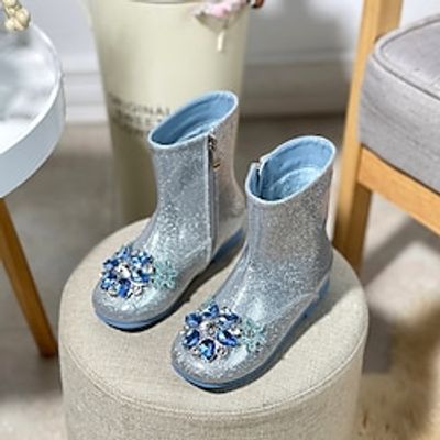 Girls' Boots Dress Shoes Combat Boots Princess Shoes School Shoes Leather Portable Breathability Non-slipping Princess Shoes Big Kids(7years ) Little Kids(4-7ys) Daily Theme Party Walking Bowknot Lightinthebox