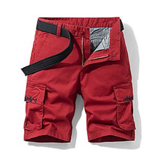 Men's Hiking Shorts Hiking Cargo Shorts Military Summer Outdoor 10 Regular Fit Ripstop Quick Dry Multi Pockets Breathable Cotton Shorts Bottoms Army Green Burgundy Black Khaki Dark Blue Work Hunting Lightinthebox