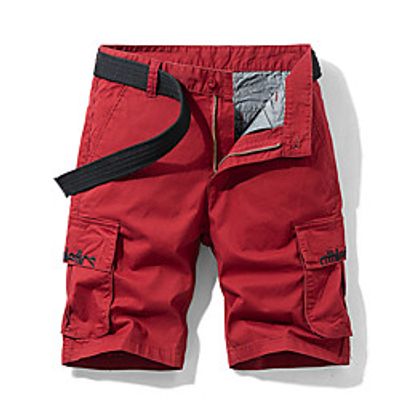 Men's Hiking Shorts Hiking Cargo Shorts Military Summer Outdoor 10 Regular Fit Ripstop Quick Dry Multi Pockets Breathable Cotton Shorts Bottoms Army Green Burgundy Black Khaki Dark Blue Work Hunting Lightinthebox
