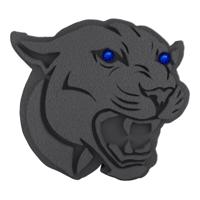 Medori 2D Panther Head Bubble Gum Ceramic Car Air Freshener For Vent - thumbnail