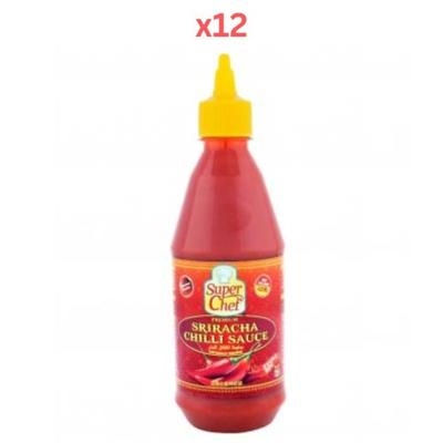 Super Chef Sriracha Chilli Sauce 435Ml (Pack Of 12)