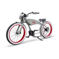 Ruff Men's E-Bike The Ruffian Bosch Cx 500 Wh Gates Cement Grey 26"