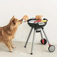 Puppy Snuffle Toy Cute Pet Sniffing Toys Roast Meat Bone Design Puppy Chew Toy Pet Supplies Interactive Fetch Play For Puppy Lightinthebox - thumbnail