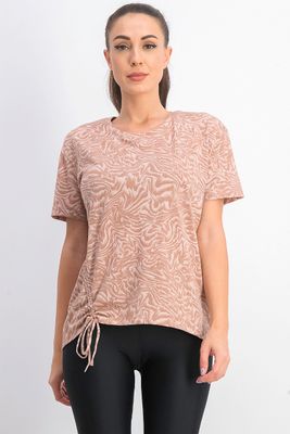 Womens Unstoppable Short Sleeve T-shirt  Tan