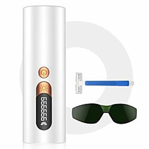 hibeauty at-home hair removal for women and men permanent painless hair remover device for facial whole body, upgraded to 999,999 flashes (white) Lightinthebox