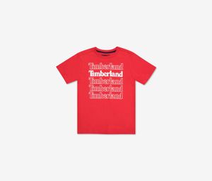 Big Boys Colobrook Logo T-Shirt  Red