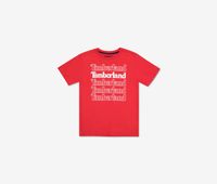 Big Boys Colobrook Logo T-Shirt  Red - thumbnail