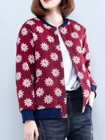 Casual Floral Cotton Jacket