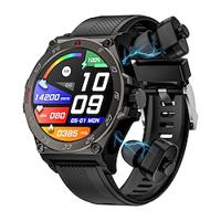2024 Smart Watch TWS Headset 2-in-1 Bluetooth Call Outdoor Sports Watch 400mAh Battery Heart Rate Blood Pressure Sleep Smartwatch Lightinthebox
