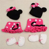 Newborn Baby Girls Boys Crochet Knit Costume Photography Prop Outfits - thumbnail