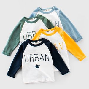 Letter Printed Boys Long Sleeve T Shirt