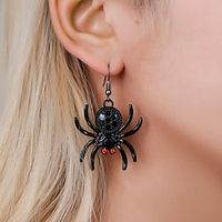 1 Pair Drop Earrings For Women's Halloween Party Evening Street Alloy Vintage Style Skull Animal Lightinthebox - thumbnail