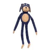 Freedog Freddy Dog Plush Toy With Squeaker - Blue