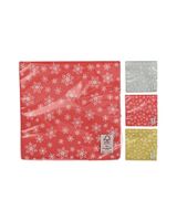 Koopman Xmas Napkins 33 x 33 cm Set of 16 Assorted 1 Set Snow Flake