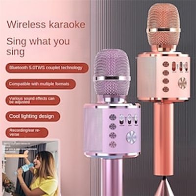 Microphone Audio Integrated Microphone Home Universal Singing Artifact Mobile Phone Wireless Microphone Home KTV miniinthebox Microphone Audio Integrated Microphone Home Universal Singing Artifact Mobile Phone Wireless Microphone Home KTV miniinthebox