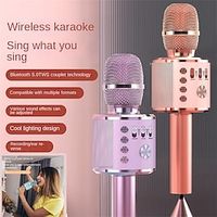 Microphone Audio Integrated Microphone Home Universal Singing Artifact Mobile Phone Wireless Microphone Home KTV miniinthebox - thumbnail