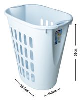 Sterilite White Open Hamper