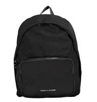 Tommy Hilfiger Black Polyester Backpack (TO-27588)
