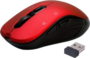 Promate 1600DPI Wireless Mouse, SLIDER.RED