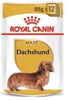 Royal Canin Breed Health Nutrition Dachshund Adult Wet Food Pouches For Dog Food 85g x 12 pcs