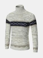 High Collar Pullover Casual Sweater