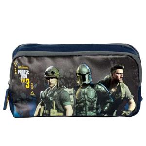 PUBG Battlegrounds LVL 3 Protection 2 Compartment Pencil Case