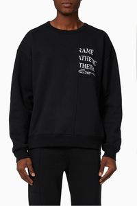 Modern Blocking Sweatshirt in Cotton