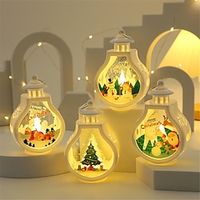 Christmas Decorative Lighting Fixtures Christmas Desk Lights Night Lights Night Lights Pendants Christmas Supplies Props Decorations Candle Lights  1PC Lightinthebox - thumbnail