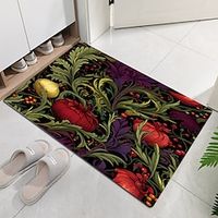Floral Vegetable Doormat Non-Slip Oil Proof Rug Indoor Outdoor Mat Bedroom Decor Bathroom Mat Entrance Rug Door Mat miniinthebox - thumbnail