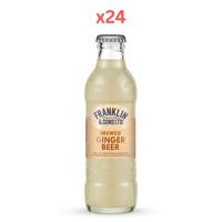 Franklin And Sons Brewed Ginger Beer 200Ml (Pack of 24)