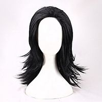 Long Black Cosplay Wig Halloween Wig Suitable For Movies miniinthebox - thumbnail