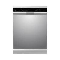 Midea Smart Freestanding Dishwasher, 14 Place Settings, 9 Programs, Wi-Fi, Delay Start & Dual Zone Wash, Silent & High Energy Efficient, Rapid Wash, Child Lock, Ion Dish Fresh Silver - WQP14-W7633DSS